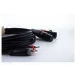 Cordial 14852 Cable XLR to RCA 1.5m Black Audio Video Cable Assemblies