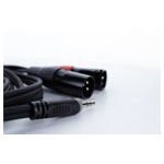 Cordial 14870 Cordial EY 1 WMM XLR Y adapter 3.5mm Jack to 2x XLR 3-pin