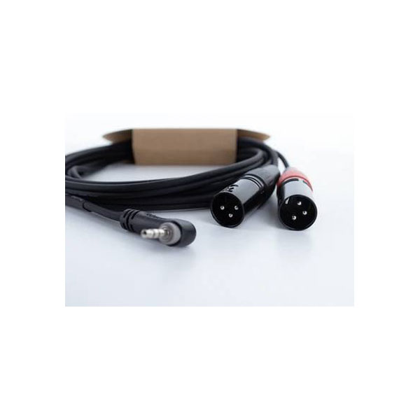 Cordial 14873 Cordial EY 1 WRMM XLR Y adapter Black 1m 1x Jack 3.5...