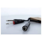 Cordial 14885 Jack Audio/phono Y adapter Black PVC 0.30 m 6.3 mm sockets/plugs