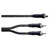 Cordial 14888 RCA Y adapter black PVC 0.30 m twin cable audio/phono
