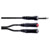 Cordial 14890 Cordial 14890 Jack 6.3 mm Y adapter 1xStereo 2xMono Black PVC 0.3m