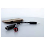 Cordial 14892 Y adapter Jack 3.5 mm to 2x Jack 6.3 mm Black PVC 0.30 m