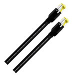 Cordial 15578 RJ45 Network cable CAT 7a S/FTP 2m Black PUR coating