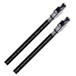 Cordial 15612 RJ45 Network Cable CAT 6A SF/UTP Black PUR coating 5m