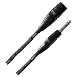 Cordial CIM 3 MV XLR Cable Black 3m XLR to 6.35 mm Jack Plug Audio Cable