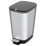 Curver 237544 CHIC BIN Waste Bin 25L silver plastic