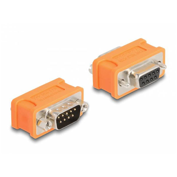 Delock 66741 Adapter D-SUB plug 9-pin to D-SUB socket 9-pin 1 piece