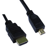 TruConnect CDLHD4-MICRO-020 HDMI to Micro Cable Assembly 2m Gold Connectors