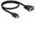 Delock 85651 HDMI/DVI Cable Black Gold-Plated Connectors 0.5 m Triple Shielded