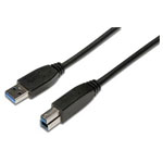 Digitus AK-300115-018-S USB cable Black Round 1.80 m triple shielding