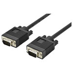 Digitus AK-310103-030-S VGA Cable Black 3.00m 15-pin plug double shielding