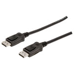 Digitus AK-340100-150-S DisplayPort Cable Black Round 15m Triple Shielding