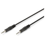 Digitus AK-510100-015-S Jack Audio Cable Black 1.50m 3.5mm Unshielded