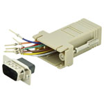 Digitus AK-610517-000-I D-SUB adapter 9-pin plug to RJ45 socket 1 pc