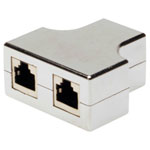 Digitus AT-AG 2X8/8 Network Adapter Grey RJ45 CAT 5e 2x plug to 1x plug