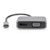 Digitus Da-70827 Adapter Displayport VGA USB-C Black Shielded 0.2 M Round