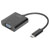 Digitus Da-70853 USB VGA Adapter Black 15cm USB-C To VGA 1XUSB-C Plug 1XVGA So