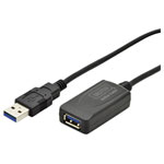 Digitus DA-73104 USB cable USB 3.2 Gen 1 USB-A to USB-A 5m Black