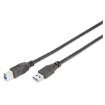 Digitus DB-300115-018-S USB 3.2 cable USB-A to USB-B black 1.80m triple shield