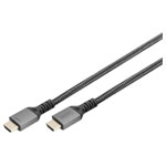 Digitus DB-330200-030-S HDMI Cable 3m Black Aluminium 8K UHD eARC Shielded