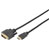 Digitus DB-330300-020-S HDMI DVI Adapter Cable Black Gold-Plated 2m DoubleShield