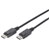 Digitus DB-340100-020-S DisplayPort Cable Black Round 2.00m Double Shielded