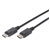 Digitus DB-340100-030-S DisplayPort Cable Black Gold Plated 3m Triple Shielded