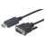 Digitus DB-340301-020-S DisplayPort to DVI Adapter Cable 2m Black Double Shield