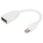 Digitus DB-340405-001-W Adapter DisplayPort to Mini DisplayPort White 0.15m