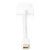 Digitus DB-340416-002-W DisplayPort HDMI Cable White 0.20m Double Shielded