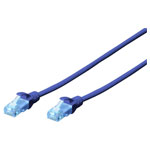 Digitus DK-1512-010/B RJ45 Network cable CAT 5e Blue 1m Twisted pairs