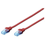 Digitus DK-1512-020/R Network cable U/UTP CAT 5e 2m Red twisted pairs