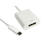 TruConnect 16-1738 15cm USB Type C M Display Port F White