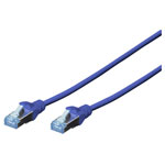 Digitus DK-1532-005B Network cable CAT 5e SF/UTP Blue 0.50 m