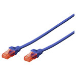 Digitus DK-1617-010/B RJ45 CAT 6 U/UTP patch cable 1.00 m Blue Halogen-free