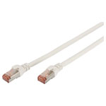 Digitus DK-1644-005/WH RJ45 Network Cable Cat 6 S/FTP 0.5m White Halogen-free