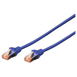 Digitus DK-1644-010/B RJ45 network cable CAT 6 S/FTP blue halogen-free 1.00 m