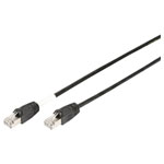Digitus DK-1644-020/BL-OD Network cable CAT 6 Black UV-resistant 2m