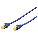 Digitus DK-1644-A-005/B Patch Cable RJ45 CAT 6A Blue 0.50m Halogen-free
