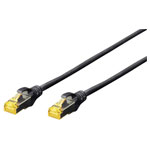 Digitus DK-1644-A-005/BL Network cable CAT 6A 0.50 m Black halogen-free