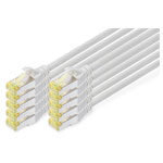 Digitus DK-1644-A-005-10 RJ45 Network cable CAT 6A S/FTP Grey 0.50 m