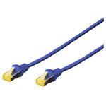 Digitus DK-1644-A-010/B RJ45 network cable CAT 6A 1.00 m blue halogen-free