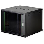 Digitus DN-19 09U-6/6-EC-SW Wall Cabinet 19" Black 600x505x600mm 9U