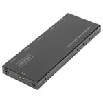 Digitus DS-45323 HDMI splitter 4 ports Ultra HD 4096x2160p Steel Black