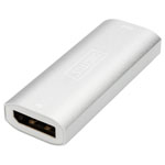 Digitus Ds-55524 Displayport Adapter Silver 4K UHD For Monitors And TVs