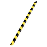 Durable 1108130 Sleeve Black Yellow 1000x60x20mm Bumpers Protection Barriers