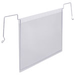 Durable 118519 Wire Label Holder Transparent Document Holders Sturdy Design