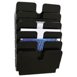 Durable 1700014061 FLEXIPLUS Brochure holder 6 compartments Black/Transparent