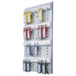 Durable 195610 Key organiser KEY BOARD 24 hooks Silver Key Boxes nan